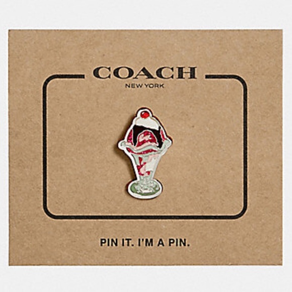 Nwt Authentic Coach Ice Cream 🍦 Pin - Picture 1 of 4